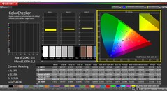 CalMAN ColorChecker kalibrerad (målfärgrymd: P3)