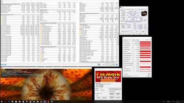 XFX Radeon RX 590 Fatboy OC+ under belastningstest (FurMark)