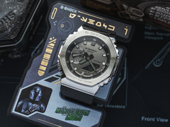 En bild av Casio G-Shock GM-2100 x Mandalorian-modellen.