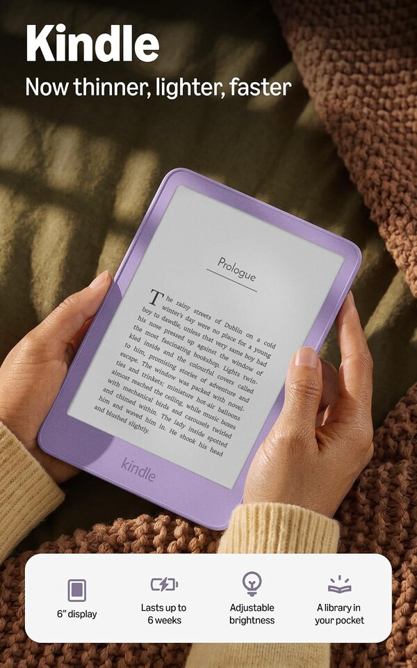 De nya Kindle-läsarna har en skärm i jämnhöjd med ramen.
