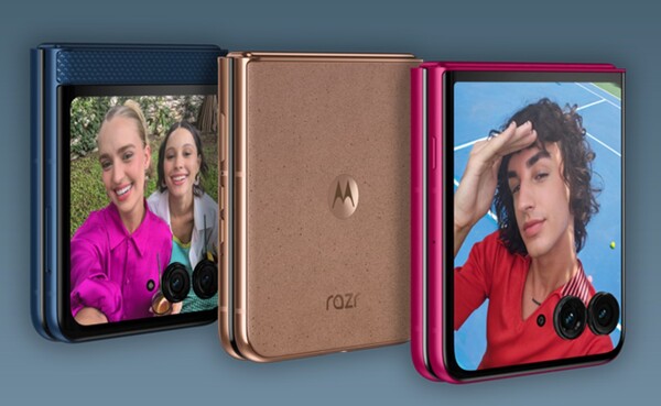 Motorola Razr+ 2025 kommer att finnas tillgänglig i tre färger. (Bildkälla: Motorola)