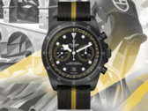 Tudor Pelagos FXD Chrono Yellow (bilden) har en egenutvecklad 43 mm boett i mattlackad kolfiberkomposit. (Bildkälla: Tudor)