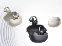ClipBuds Pro 2 har ett lanseringspris på 79,99 dollar. På bilden: en redigerad reklambild som visar hörlurarna och de tillgängliga färgvarianterna.