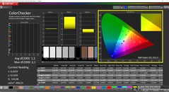 CalMAN ColorChecker (profil: infödd)