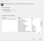 Nvidia Systeminfo