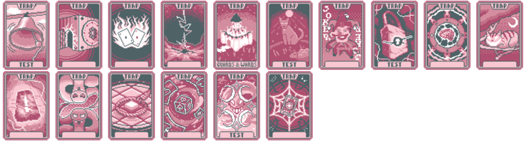 På bilden: Trap Card sprite sheet (Bildkälla: Virtualized)