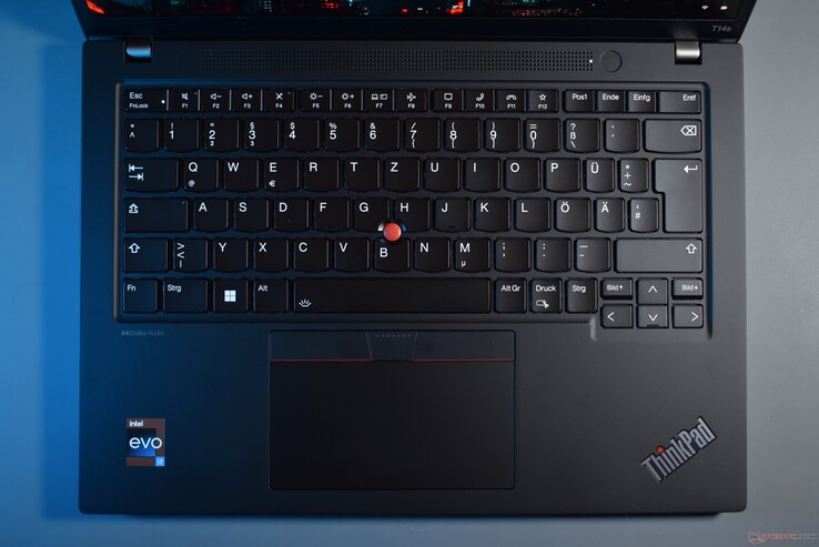 Lenovo ThinkPad T14s G4: tangentbordsområde