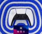 DualSense PS5-handkontroll med haptisk feedback och DSX-logotyp (Bildkälla: Sony PlayStation, Steam med ändringar)
