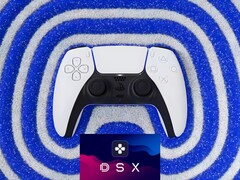 DualSense PS5-handkontroll med haptisk feedback och DSX-logotyp (Bildkälla: Sony PlayStation, Steam med ändringar)