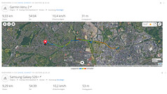 Galaxy S26+ jämfört med Garmin Venu 2
