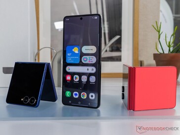 Galaxy Z Flip 7 skärm och bakre kameror (bildkälla: Notebookcheck)