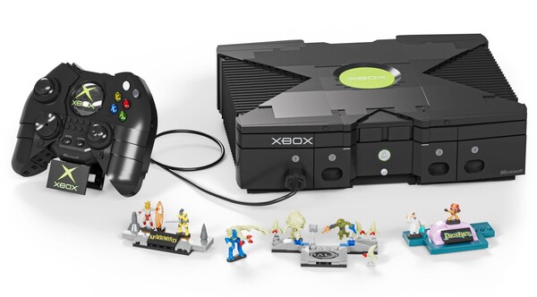 Mattel Brick Shop Microsoft XBOX byggsats.