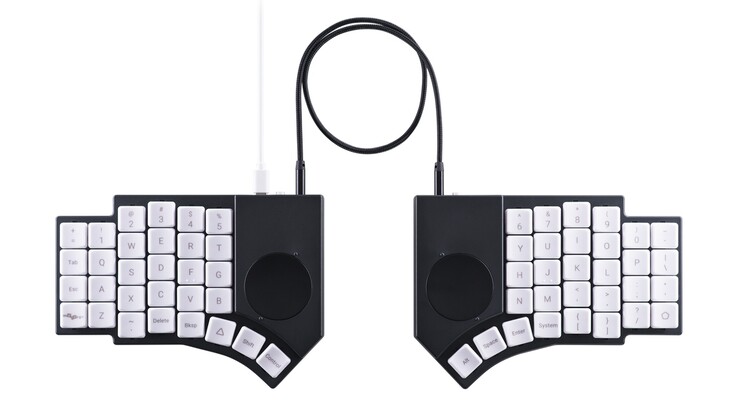 MoErgo Go60 split trådlöst mekaniskt tangentbord med kabel