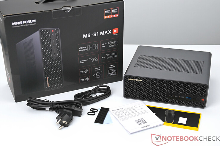 Omfattningen av leveransen av Minisforum MS-S1 Max
