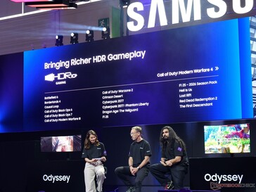 Samsung presenterade nya bildskärmar på Gamescom
