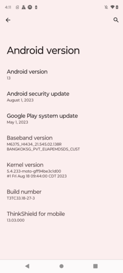 Programvara Motorola Moto G84