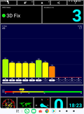 GPS-mottagning utomhus