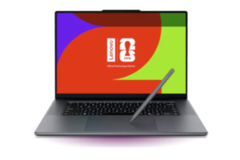 Skillnaden i fläktljud mellan lägena Balanserad och Prestanda är betydande på Lenovo Pro 9 16 G11 Aura