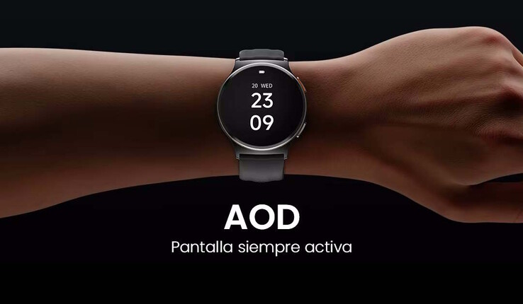 Displayen kan förbli aktiverad hela tiden. (Bildkälla: Haylou)