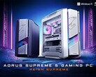 Supreme 5 finns i svart och "ICE"-vit färg beroende på konfiguration (Bildkälla: Gigabyte)
