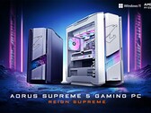 Supreme 5 finns i svart och "ICE"-vit färg beroende på konfiguration (Bildkälla: Gigabyte)