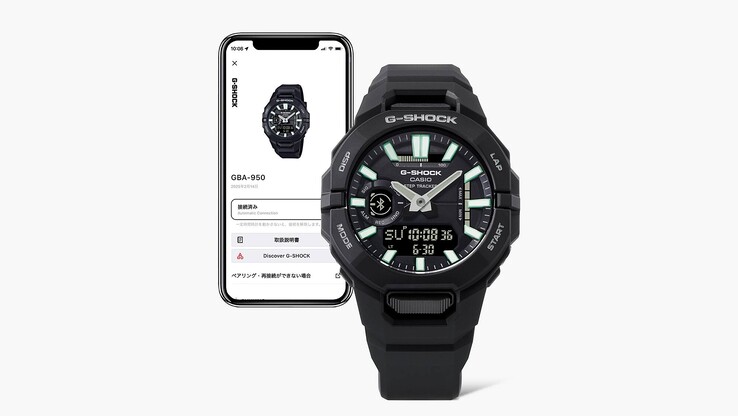 Klockan Casio G-Shock GBA-950-1A. (Bildkälla: Casio)
