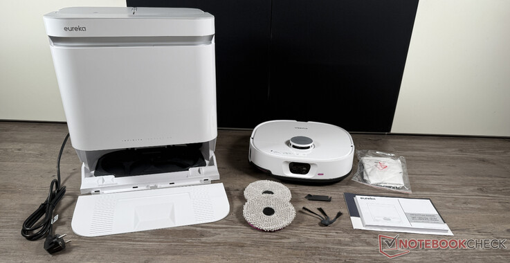 Leveransomfattningen för Eureka J15 Max Ultra är hanterbar.