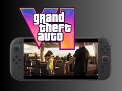 GTA 6 spelar på Switch 2 mockup (Bildkälla: Nintendo of America, Rockstar Games med ändringar)