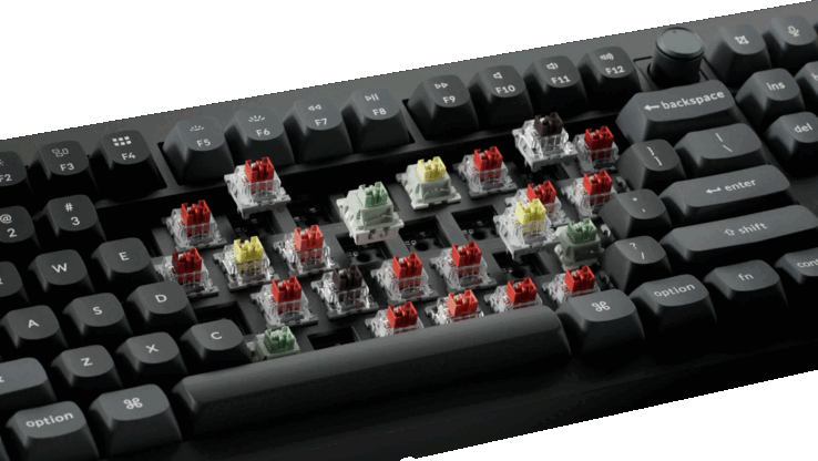 V6 Ultra HE introducerar Nova Socket, en hybridkonstruktion för kretskort som samtidigt stödjer både konventionella mekaniska brytare och TMR-magnetbrytare.