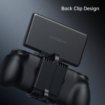 Dual Screen Add-on har en integrerad USB-C-kabel som gör att den kan anslutas till en enhet som stöds. (Bildkälla: Retroid)