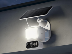 TP-Links säkerhetskamera Tapo C615F (bilden) har en integrerad strålkastare. (Bildkälla: TP-Link)