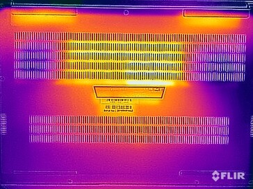 Belastningstest av yttemperaturer (botten)