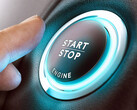 Toyotas start-stopp-knapp för motorn. (Bildkälla: Toyota)