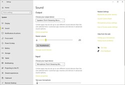 Ljudinställning för Windows: Torch ställs automatiskt in som in- och utdataenhet