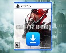 Final Fantasy 7 Revelation PS5-förpackning visad med nedladdningsikon