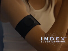 Garmin har utformat Index Sleep Monitor så att den kan bäras runt bicepsen i stället för runt handleden. (Bildkälla: Garmin)