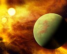 En konstnärsillustration som visar en exoplanet med två stjärnor. (Bildkälla: Terranaut - Pixabay)