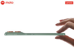 Moto X70 Air kommer att lanseras i Kina i oktober 2025. På bilden: teaserfoto av den slimmade telefonen. (Bildkälla: Lenovo)