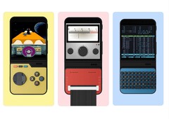 Mecha Comet: En modulär linuxhanddator (Bildkälla: Mecha Systems Inc.)