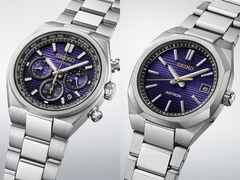 De nya Seiko Astron-modellerna HAC003J (till höger) och HAD003J (till vänster) på bilden.