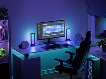 Nanoleaf Pegboard Desk Dock lampa sida (Bildkälla: Nanoleaf PR)