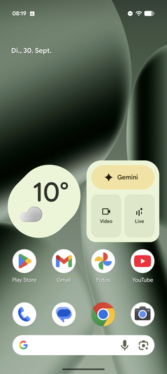 Pixel UI: Hemskärm