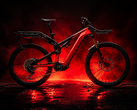 Elcykeln Specialized Levo 4 X finns i en eldröd färgvariant