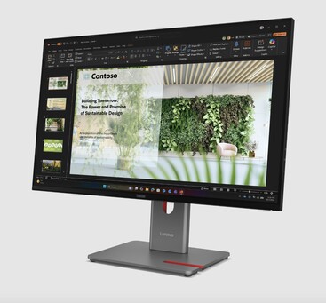 Framsidan av OLED-skärmen Lenovo P27UL.