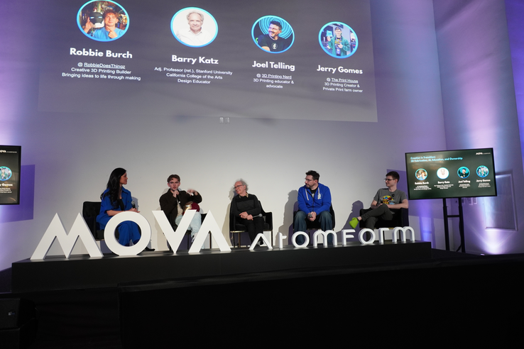 Kreatörer och utbildare samlades för att diskutera AtomForm Palette 300