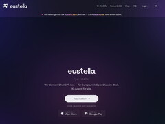 Webbläsarversion av Eustella.