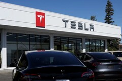 Ett servicecenter för Tesla. Företaget använder AI för att förbättra sin kundservice (Bildkälla: Justin Sullivan/Getty Images)