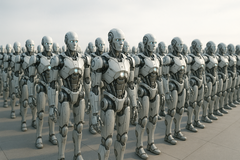 Den kinesiska regeringen varnar för att landets robotbubbla snart kan spricka. (Bildkälla: OpenAI)