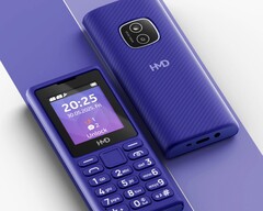 HMD 102 4G har en enda kamera på sin kraftigt rundade baksida. (Bildkälla: HMD Global)