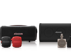 LG Xboom 2026 portabel högtalare i sortimentet. Överst till vänster: Xboom Stage 501, överst till höger: Xboom Blast, längst ner till höger: Xboom Mini, längst ner till vänster: Xboom Rock. (Bildkälla: LG)